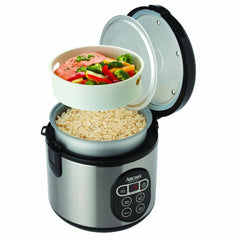 Aroma ARC-914SBD 4-Cup (Uncooked) 8-Cup (Cooked) Digital Rice Cooker and Food Steamer